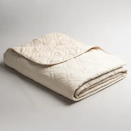 Покрывало 220x240 см замша цвет крем рождественские наволочки полиэстер велюр 45x45 см