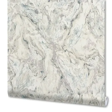 Обои бумажные Каскад синие 0.53 м 6640Д