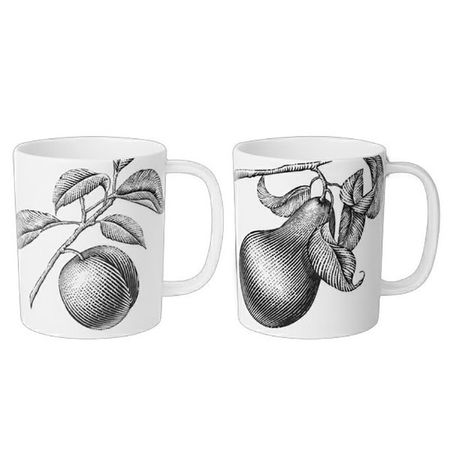 Набор кружек Hankook/Prouna Олив Маркет Слива/Груша 2х300 мл