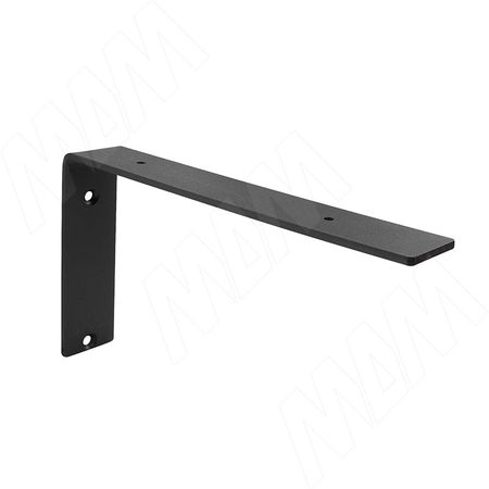 LOFT Менсолодержатель для деревянных полок L-250 мм, черный матовый (LFT.002.250.00BL) loft менсолодержатель для деревянных полок l 250 мм матовый lft 000 250 00bl