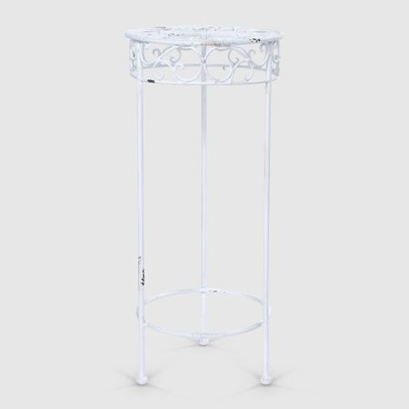 Подставка под кашпо Anxi jiacheng белая 33x69см подставка для украшений samonica черно белая