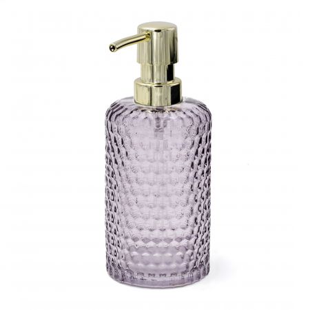 Дозатор для жидкого мыла Ridder Sherine фиолетовый с золотым 7,3х18 см