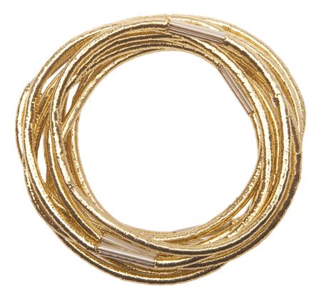 Резинки для волос Midi 10шт: Золотистые venstpow 10 пар золотистые банановые разъемы 4 мм