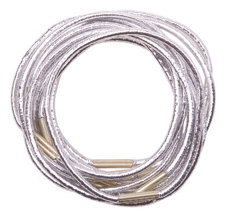 Резинки для волос Midi 10шт: Серебристые штрих кодовые этикетки zhouyan серебристые 40x10 мм