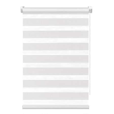 Рулонная штора FixLine Amigo Base День-Ночь белая 60х160 см