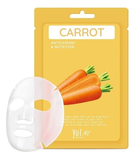 Тканевая маска для лица с экстрактом моркови Me Carrot Sheet Mask: Маска 25г moonbiffy искусственные моркови 10 шт
