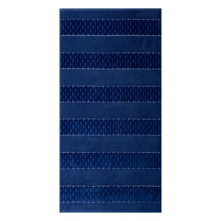 Махровое полотенце Cleanelly Esteta синее 70х140 см