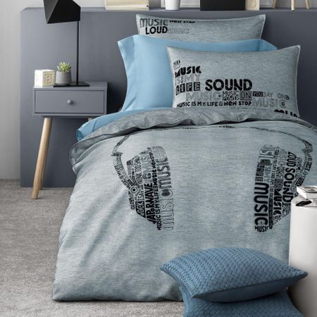 Комплект постельного белья Togas Харпер серый Двуспальный евро