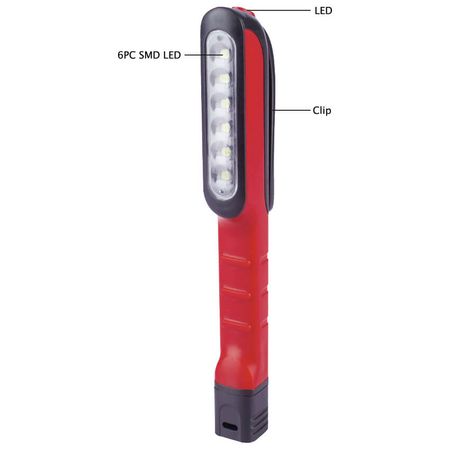 Фонарик ANMA 404002 6+1LED