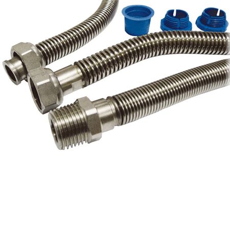 Шланг Tuboflex Подводка д/газа нерж m1/2-h1/2l=4.0м (018-0718)