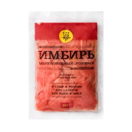 Имбирь розовый I love Asia Маринованный 100 г