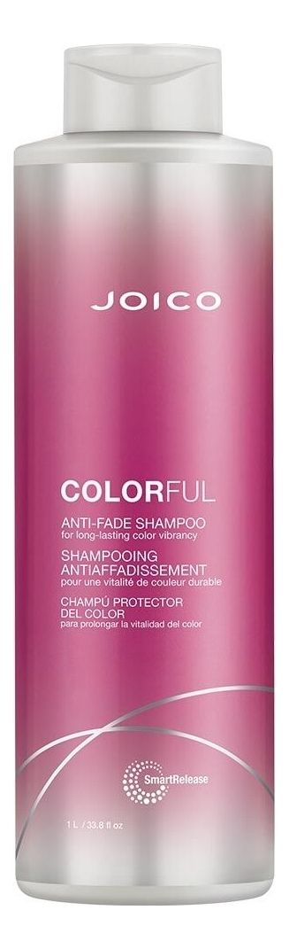 Шампунь для защиты и яркости цвета волос Colorful Anti-Fade Shampoo: Шампунь 1000мл концентрат для волос wella professionals усилитель яркости а color brilliance