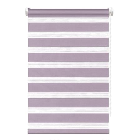 Рулонная штора FixLine Amigo Base День-Ночь лиловая 50х160 см