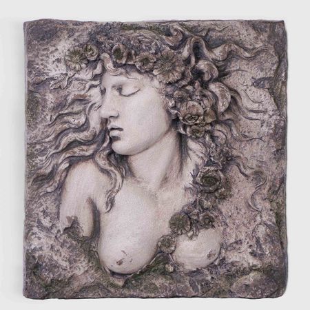 Кашпо для растений Dingsheng Женщина серо-коричневое 47х45х16 см