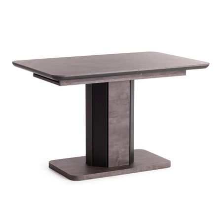 Стол обеденный TC Skat 120-160х80х75 см оникс/графит