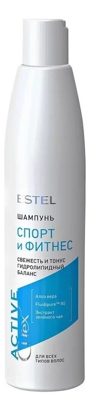 Шампунь для всех типов волос Спорт и фитнес Curex Active 300мл цыгапан спорт капс 90