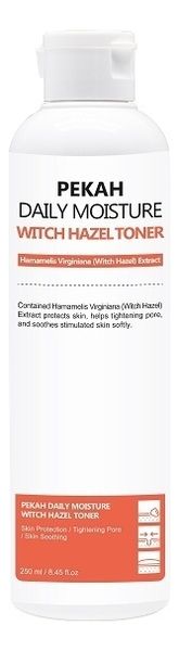 Тонер для лица с экстрактом гамамелиса Daily Moisture Witch Hazel Toner 250мл тоник для лица thayers тоник для лица без спирта с гамамелисом оригинальный witch hazel original astringent