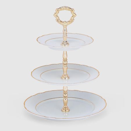 Этажерка 3-х ярусная Thun 1794 Constance отводка золото