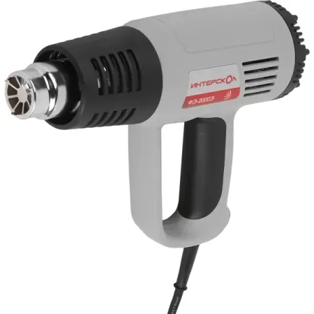Фен технический Интерскол ФЭ-2000Э, 2000 Вт ручка переключения передач для audi a3 8l 2000 2003 кожаная 5 скоростей 6 скоростей