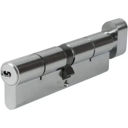 Цилиндр Abus KD6N Z55/K55, 55x55 мм, ключ/вертушка, цвет никель 604837167 168 левый правый цилиндр барли двери для vw golf 4 iv mk4 bora a6 skoda fabia polo 1997 2003 гг