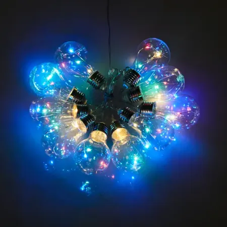 Гирлянда светодиодная USL-S-126 на солнечных батареях 3.8 м цвет разноцветный ася лавринович весенняя любовь подарочное издание солнечных историй от аси лавринович