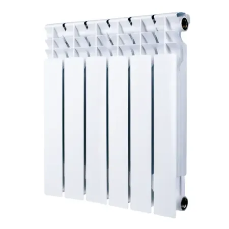 Радиатор секционный Monlan RU Bimetal 500/80 6 секций боковое подключение биметалл белый