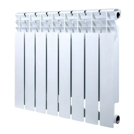Радиатор секционный Monlan RU Bimetal 500/80 8 секций боковое подключение биметалл белый