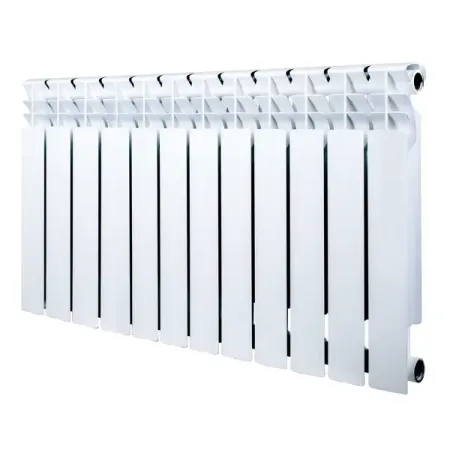 Радиатор секционный Monlan RU Bimetal 500/80 12 секций боковое подключение биметалл белый радиатор алюминиевый atlant alum 500 6 сек