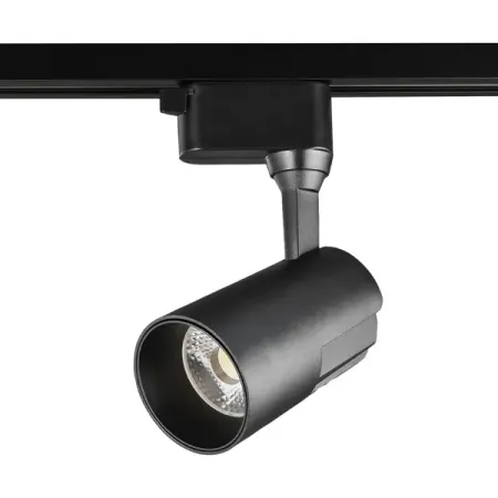 Трековый светильник спот светодиодный Wolta WTL-25W/01B 25 Вт 11 м² цвет черный