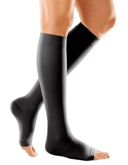 Компрессионные гольфы duomed 1 класс компрессии с открытым носком