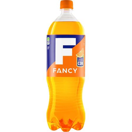 Напиток газированный Очаково Fancy безалкогольный сильногазированный, 1,5 л