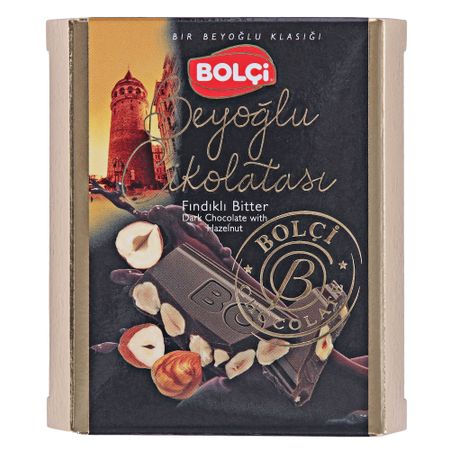 Темный шоколад Bolci с цельным фундуком, 60 г