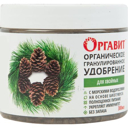 Органическое удобрение Оргавит для хвойных пород, 380 мл