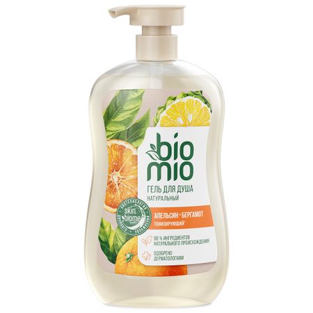 Гель для душа BioMio апельсин и бергамот 650 мл