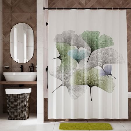 Шторка для ванной Wasserkraft Rhein разноцветная 180х200 см