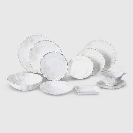 Сервиз столовый Hatori Магнолия грэй 1 6/27 платиновая лента аяна грэй beasts of prey