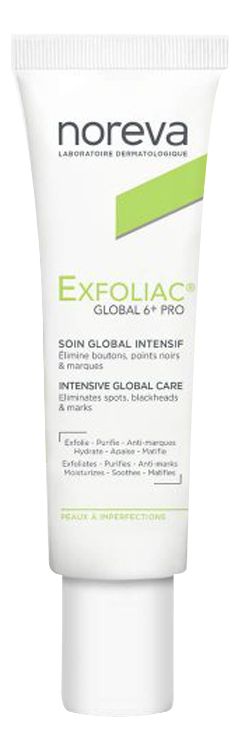 Крем для лица Exfoliac Global 6 Corrective & Unclogging Imperfections Care 30мл