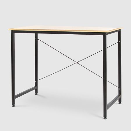 Стол рабочий City Furniture бежевый с черным 100х50х76,5 см