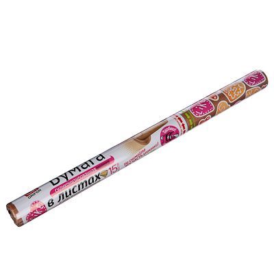 Бумага для выпечки Grifon 38x42 см, силиконизированная, 15 листов, в пленке