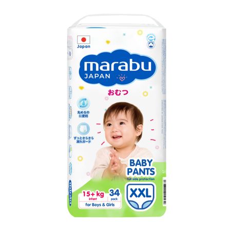Трусики-подгузники Marabu Марабу XXL 15+ кг 34 шт