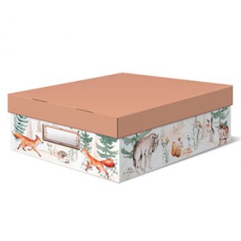 Коробка для хранения Лакарт Дизайн m 2 шт, 10х26х35см 9534 мои первые сказки малютки 4кн 0 1г унметиндразвреб картон коробка на магните