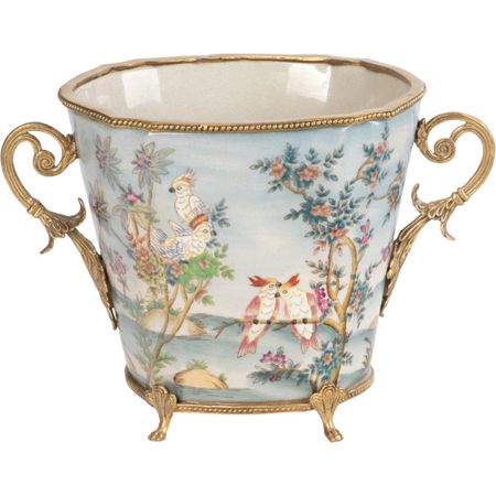 Кашпо Glasar 28х16х20 см кашпо напольное glasar конго на подставке 29х29х71 см 57 462 2