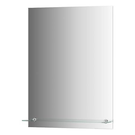 Зеркало Evoform с фацетом и полочкой 60х80 см