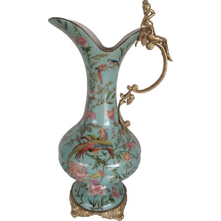 Кувшин Glasar с девушкой 24х17х36см