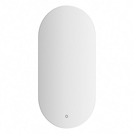 Зеркало Evoform с LED-подсветкой 16,5 W 40х80 см Сенсорный выключатель Теплый белый свет
