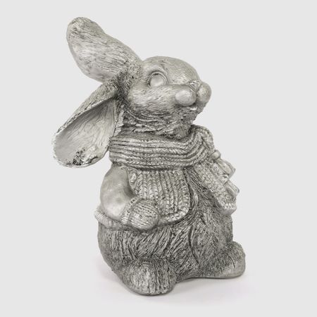 Зайка ТПК полиформ в шарфе 28 см