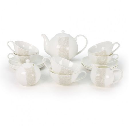 Сервиз чайный АККУ София 15 предметов на 6 персон софия кагорова куда выбрасывает беглянок или посторонись барсуки летят