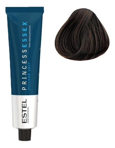 Крем-краска для волос Русский цвет Princess Essex 60мл: 5/75 Cветлый шатен коричнево-красный/Темный палисандр краска для волос garnier color naturals тон 3 12 ледяной темный шатен