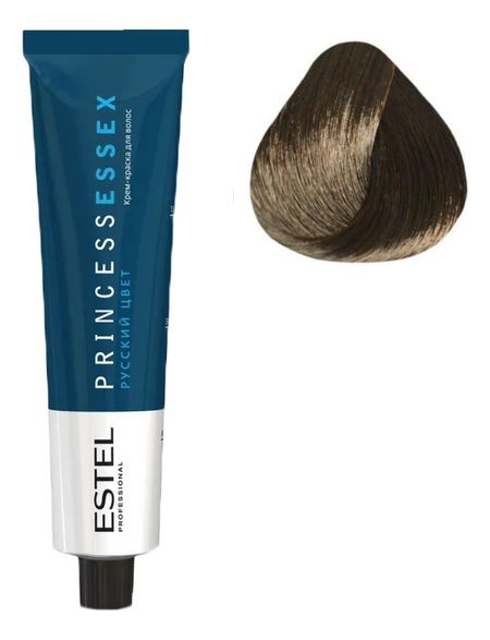 Крем-краска для волос Русский цвет Princess Essex 60мл: 6/77 Темно-русый коричневый интенсивный/Мускатный орех колбаса сыровяленая solemici strolghino di culatello riserva строльгино мускатный орех и кардамон без глютена полусухая 110 г