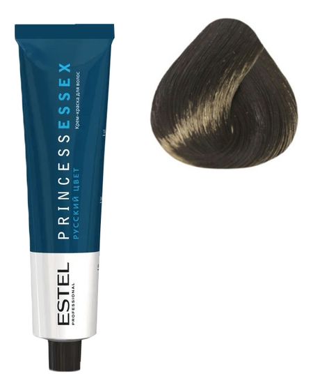 Крем-краска для волос Русский цвет Princess Essex 60мл: 3/0 Темный шатен краска для волос garnier color naturals тон 3 12 ледяной темный шатен